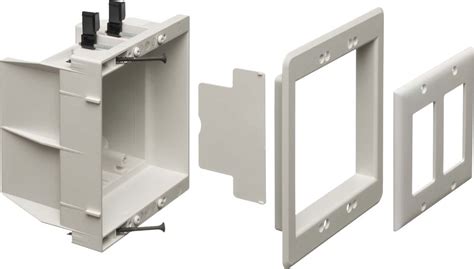 arlington industries single and dual gang recessed electrical boxes|Arlington Industries Recessed Single & Dual Electrical .